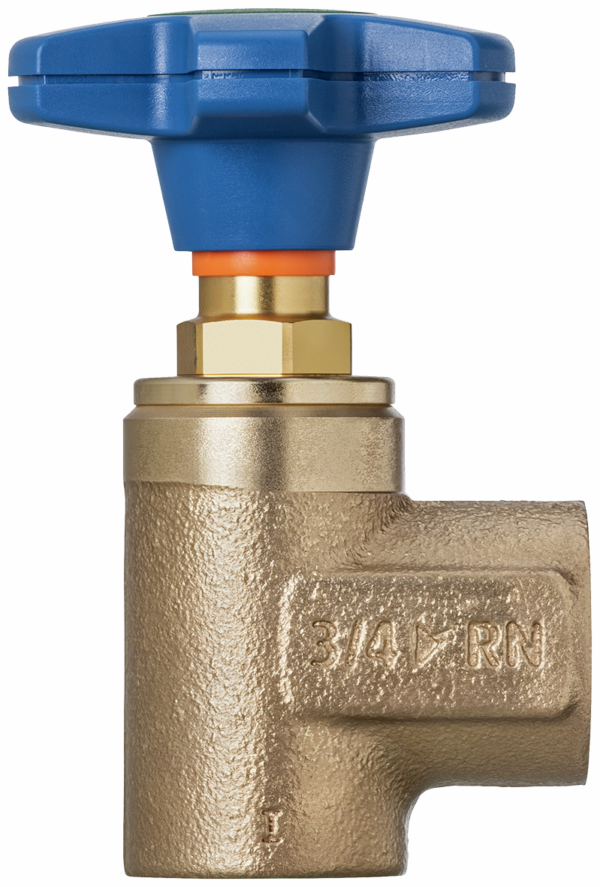 Robinet équerre Nussbaum EasyTop 1/2"×3/8" chromé tête démontable