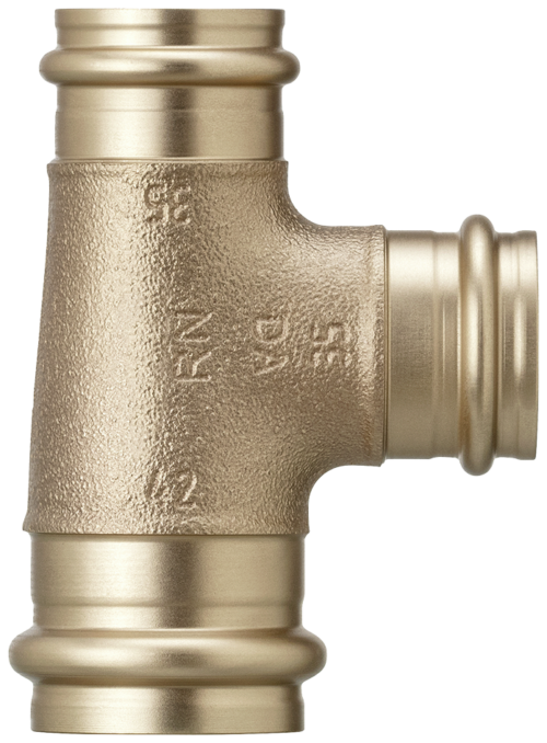 Nussbaum Optipress-Aquaplus té réduit bronze Té réduit Optipress-Aquaplus 18×22×18mm bronze Nussbaum