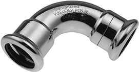 Coude à sertir 90° VSH XPress acier C Coude à sertir 90° VSH XPress acier C