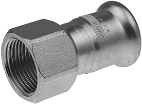 Manchon de raccordement FI VSH XPress Manchon de raccordement FI à sertir VSH XPress — Sanitaire (inox V4A 1.4404, eau potable) — Ø15 × 1/2"