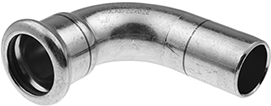 Coude 90° FI/FE VSH XPress Coude 90° FI/FE à sertir VSH XPress — Chauffage (acier au carbone) — Ø18 mm