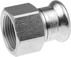 Manchon de raccordement FI VSH XPress Manchon de raccordement FI à sertir VSH XPress — Chauffage (acier au carbone) — Ø15 × 1/2"