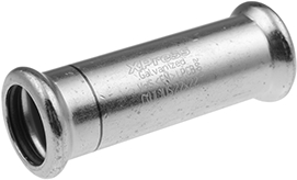 Manchon coulissant VSH XPress Manchon coulissant à sertir VSH XPress — Chauffage (acier au carbone) — Ø15 mm