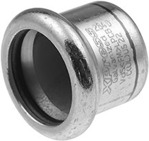 Bouchon de fermeture VSH XPress Bouchon de fermeture à sertir VSH XPress — Chauffage (acier au carbone) — Ø15 mm